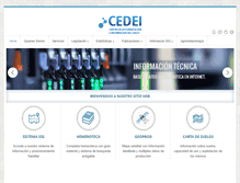 Tablet Screenshot of cedei.produccion.chaco.gov.ar