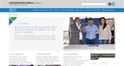 Desktop Screenshot of prensa.chaco.gov.ar