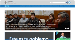 Desktop Screenshot of portal1.chaco.gov.ar
