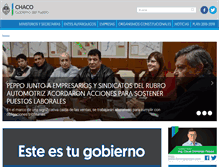 Tablet Screenshot of portal1.chaco.gov.ar