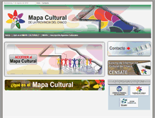 Tablet Screenshot of mapacultural.chaco.gov.ar